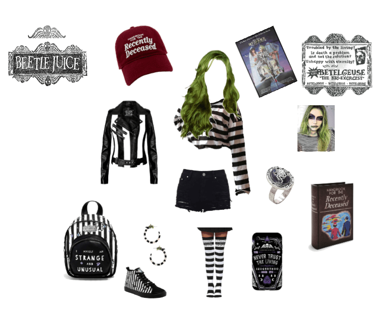 Beetlejuice inspired outfit