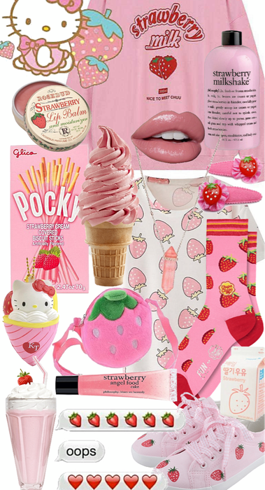 Pink Strawberry Milk