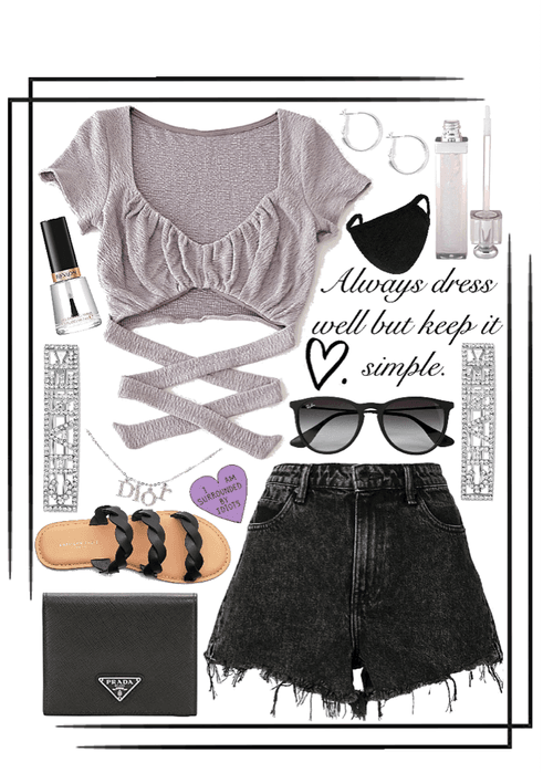 simple dressy outfit🖤💜