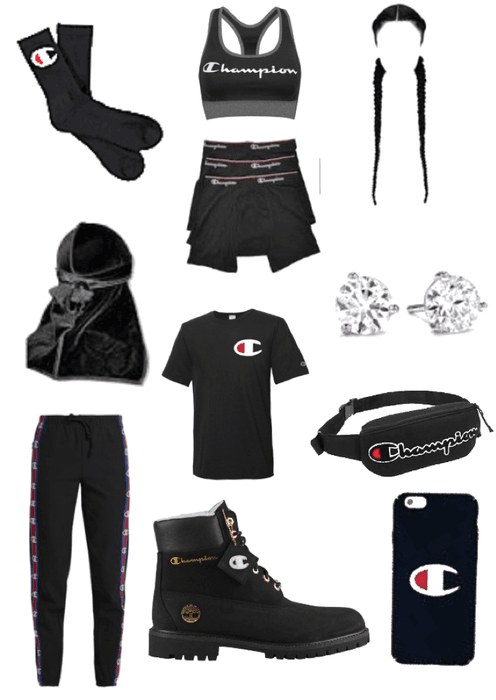 all champion stud/dyke outfit