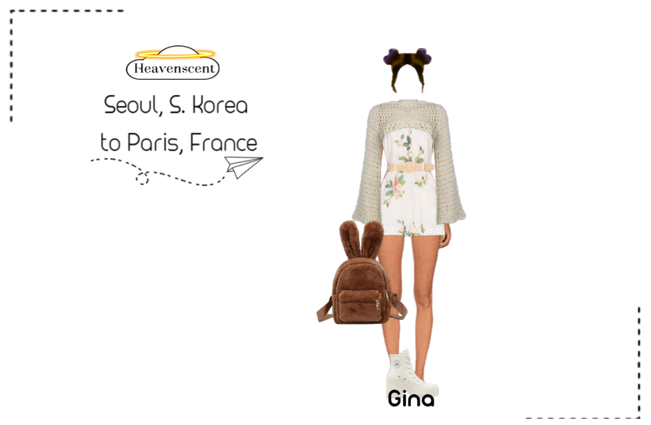 HVST Gina Seoul to Paris Airport Look 10/14