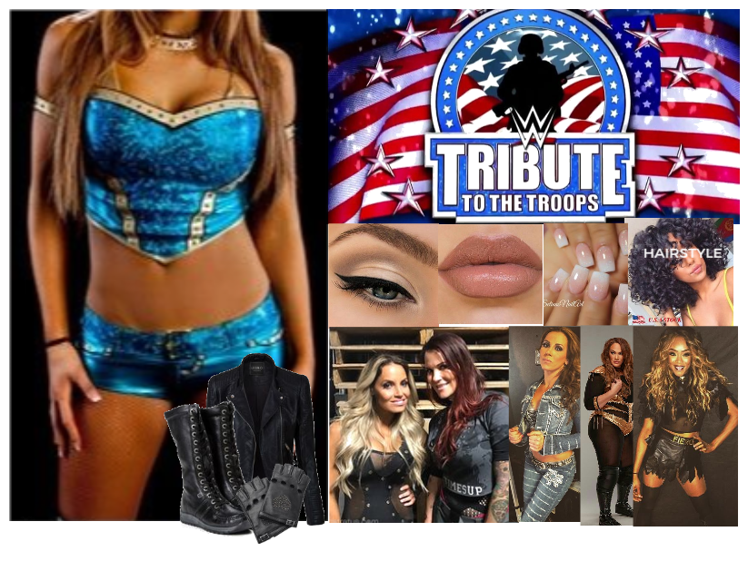 8 Women Tag Team Match (Tribute to the Troops)