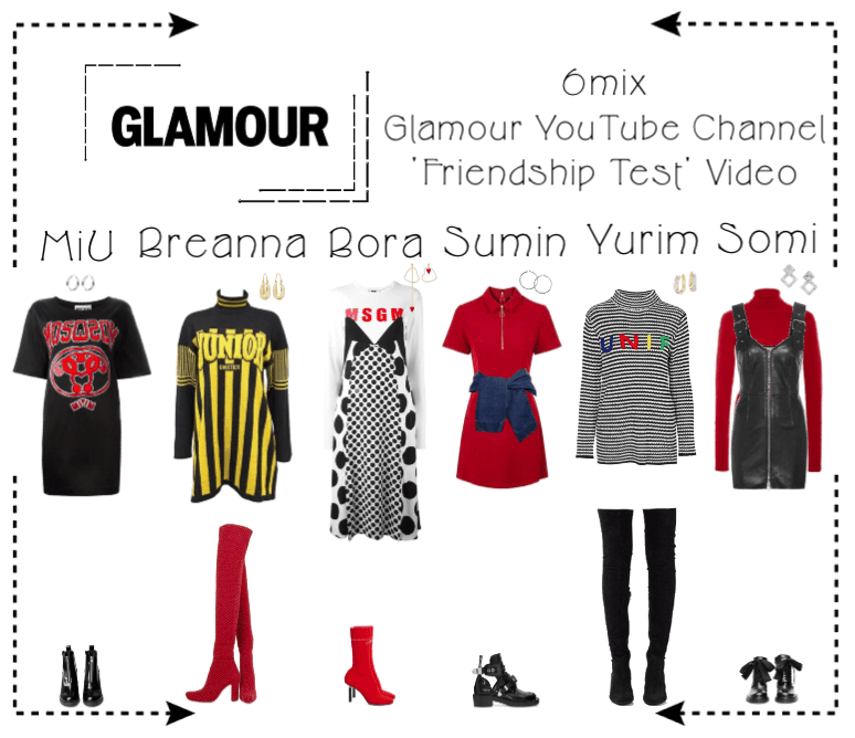 《6mix》Glamour YouTube Video - 'Frienship Test'