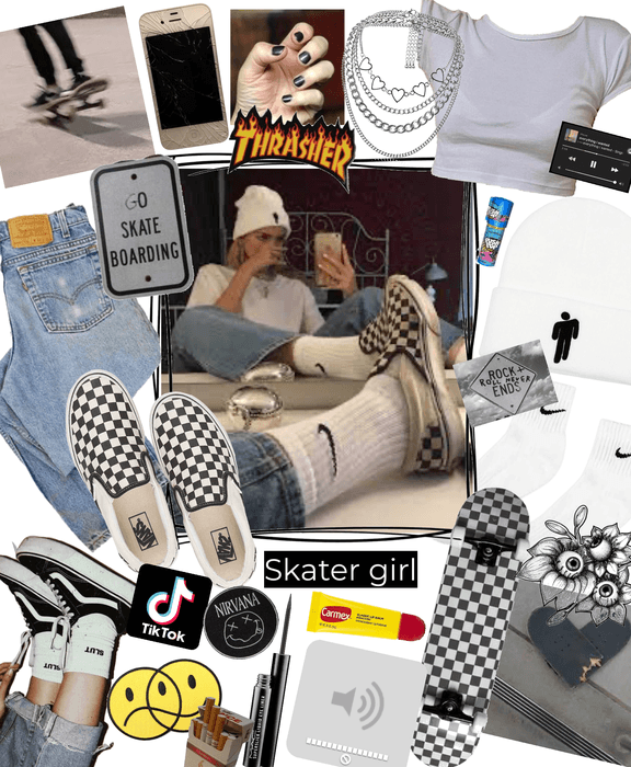 skater girl 🖤🛹