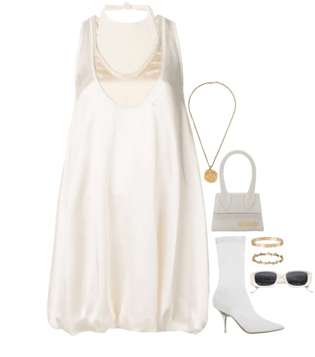 white and gold