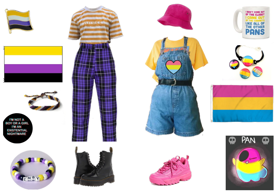 nonbinary & pansexual pride