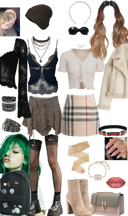 Grunge and preppy