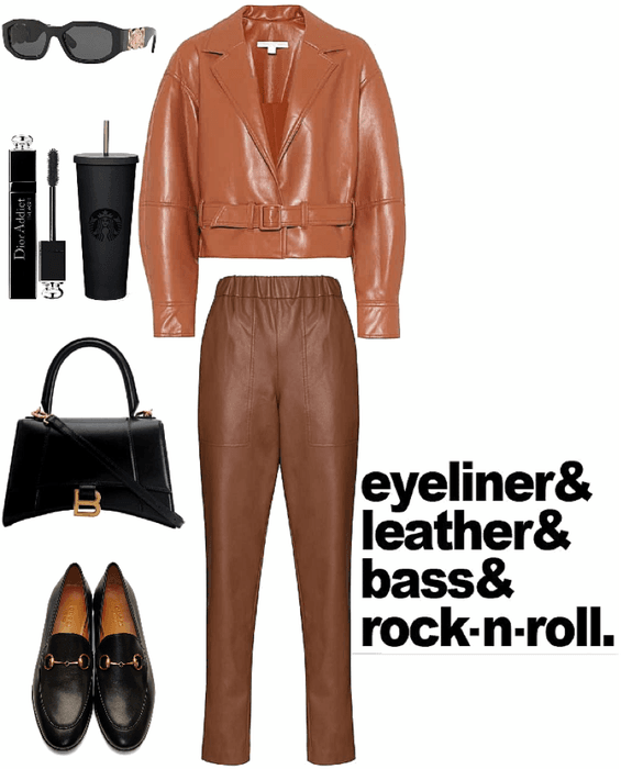 leather look