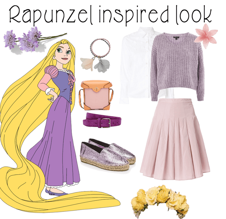 Rapunzel inspired look