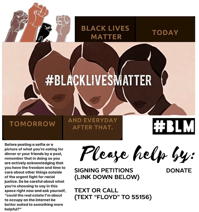 Please help in anyway possible! Thank you! I have as well done all! #blacklivesmatter I stand with you!