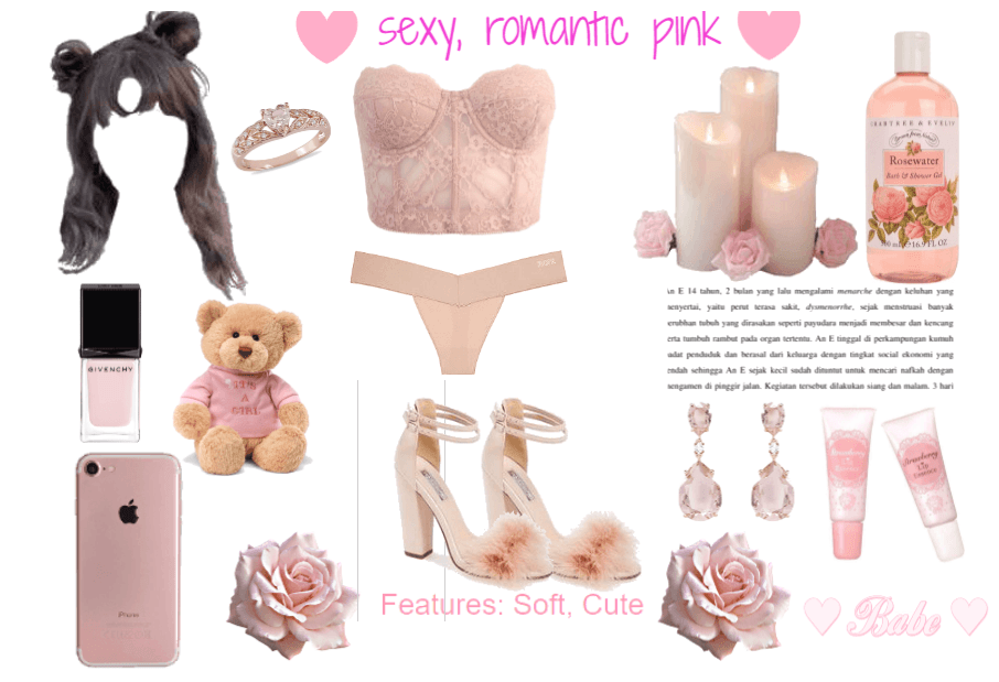 sexy, romantic pink