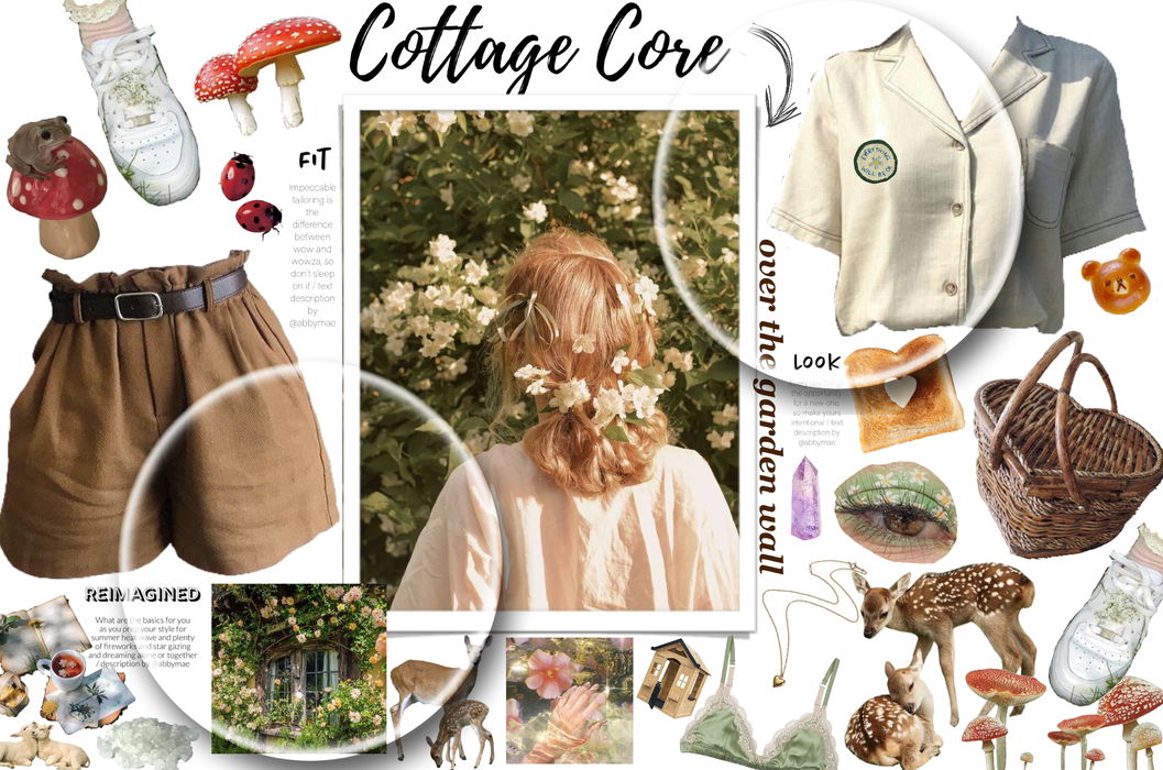 summer cottage core 💚🪲🐸🍃🧚🏼‍♀️ -for summer cottage core challenge-