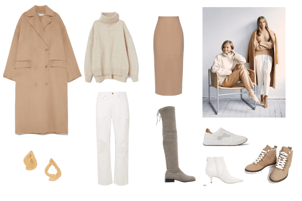 Light beige outfit