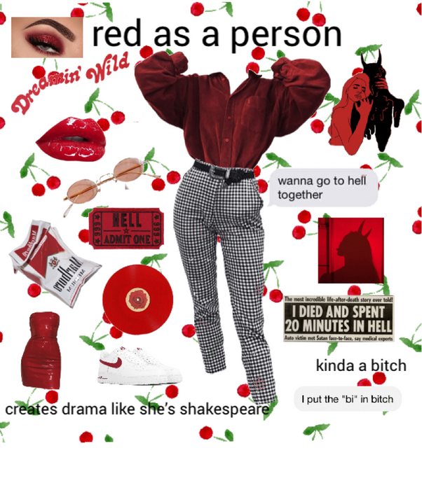 red as a person