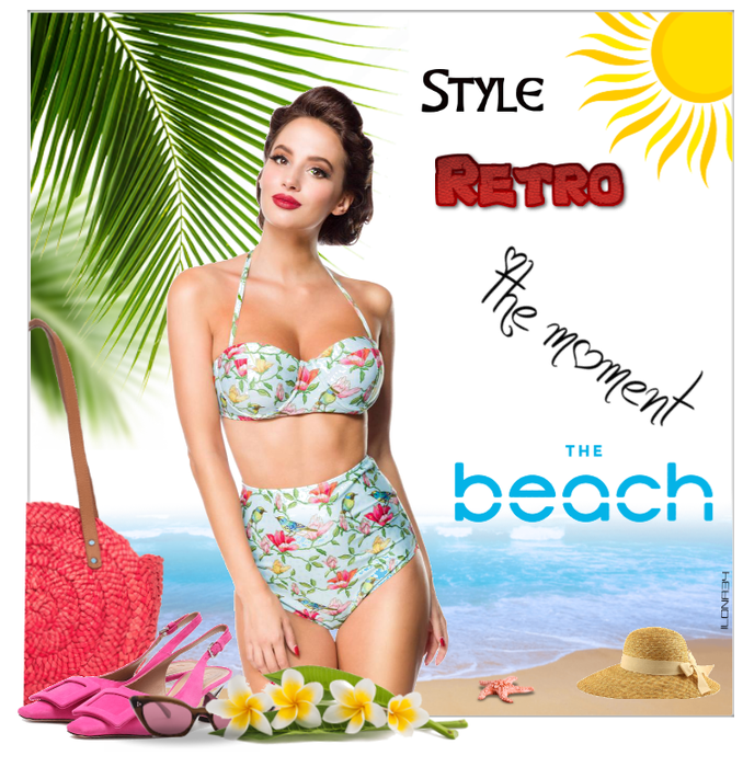 Vintage Bikini - Retro Two Piece Swimsuit