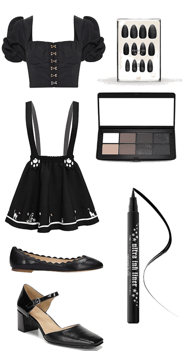 Cute Black Spring Outfit