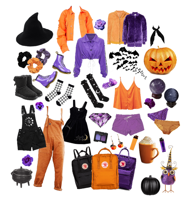 the purple orange witch