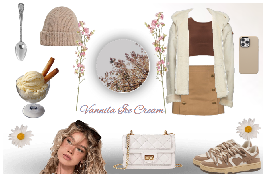 Ice Cream Outfit (Vanilla)