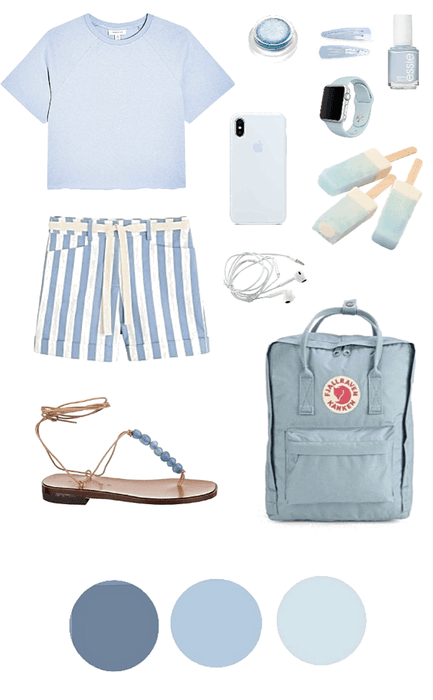 Muted Pastels Look: Blue