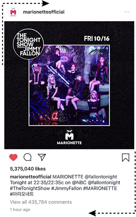 MARIONETTE (마리오네트) Instagram Update