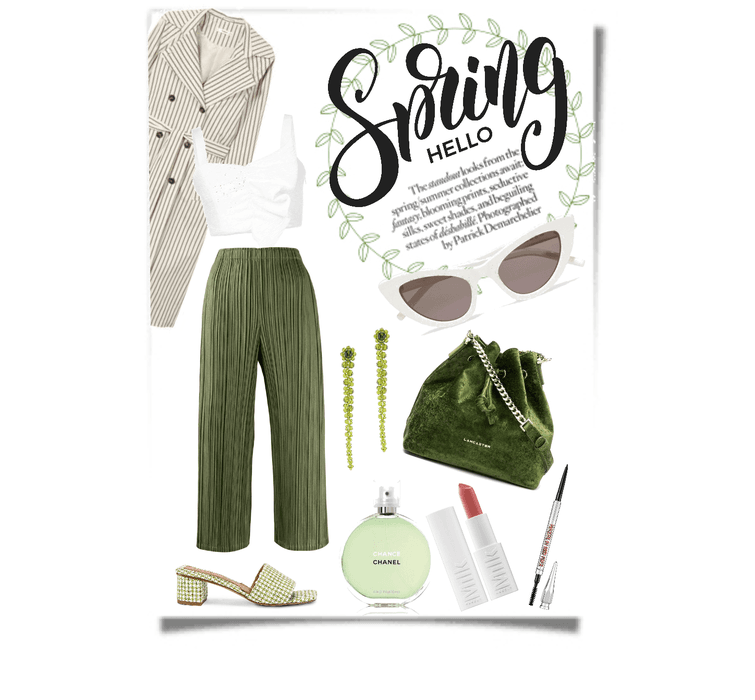 Day look#26 - white/green