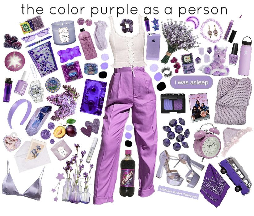 the color purple as a person