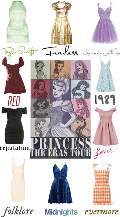 Disney princess era's tour outfits