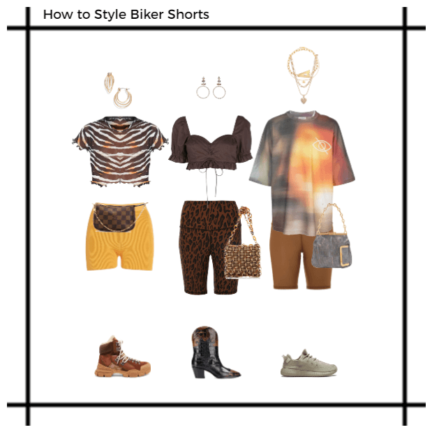 How to Style biker Shorts