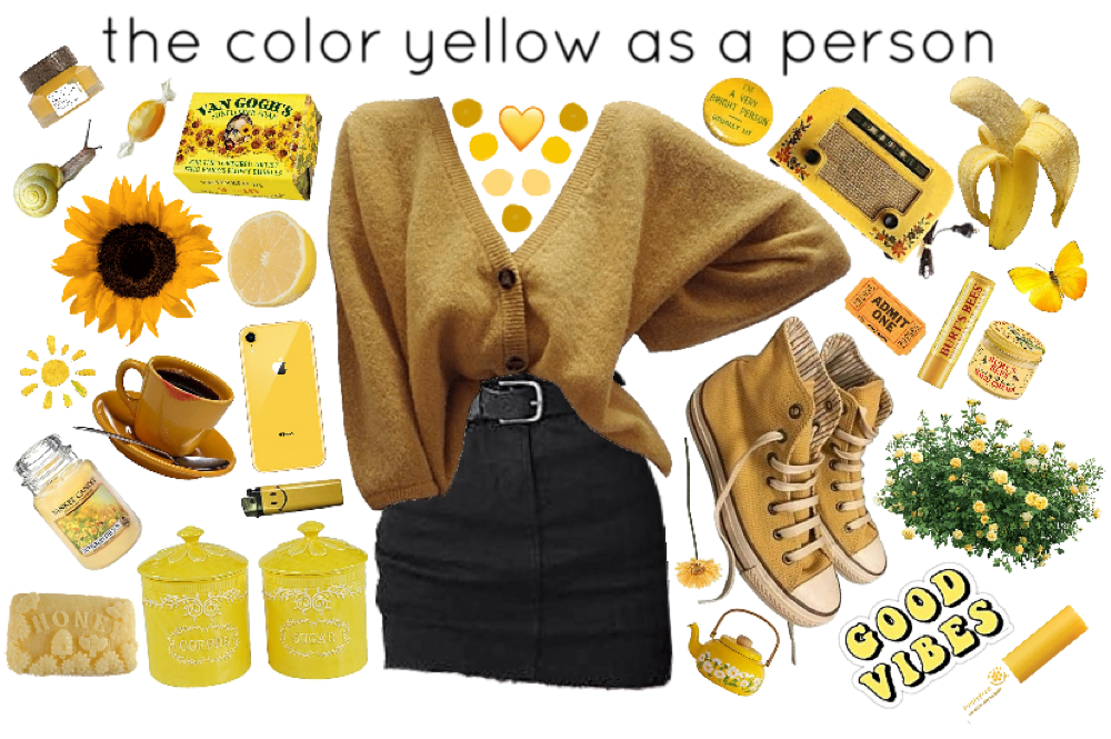 the color yellow as a person