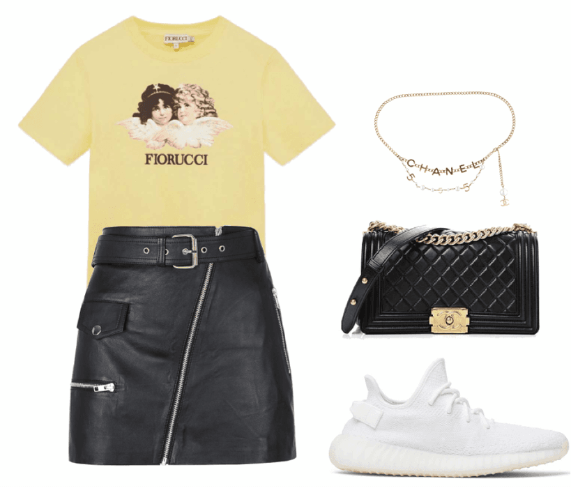 Fiorucci skirt outfit