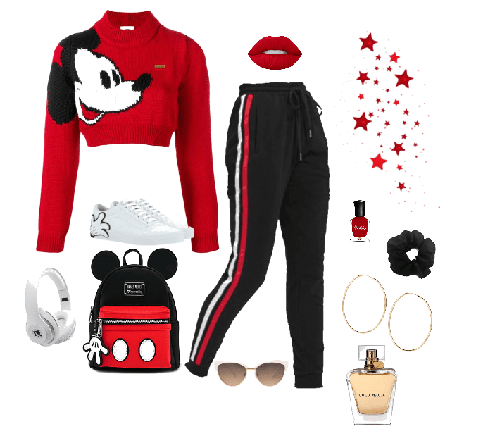 Red, black, and white Mickey!