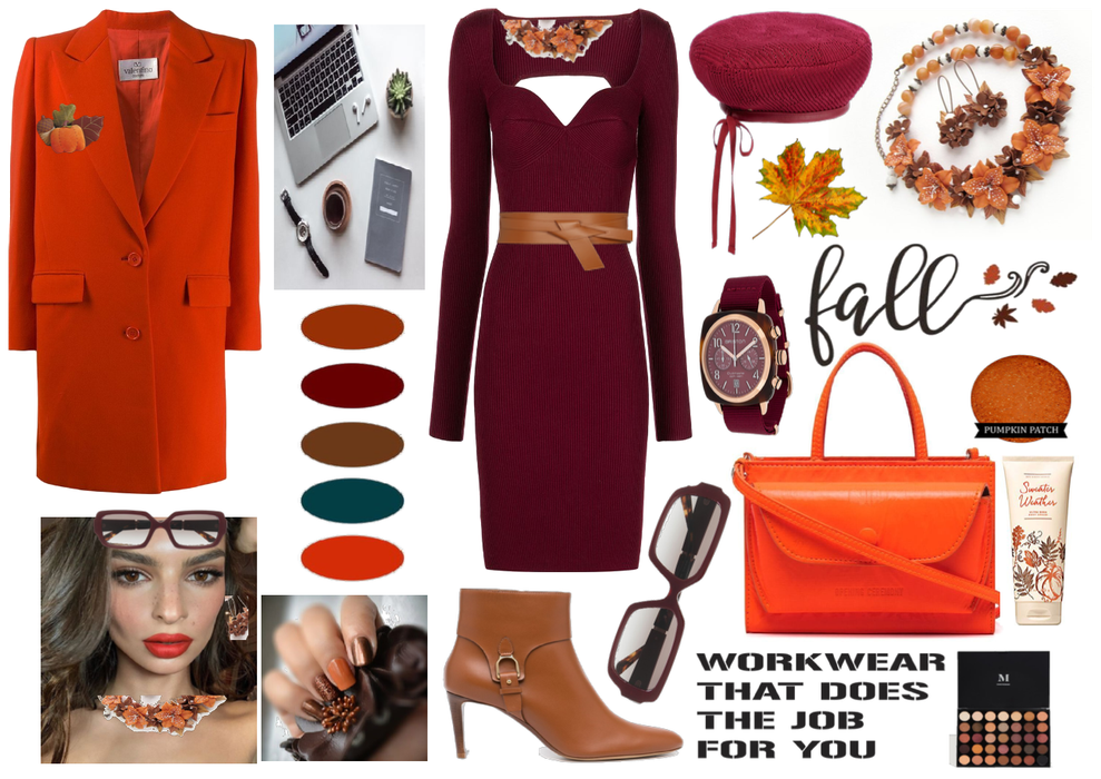 Elegant work look for an autumn day!