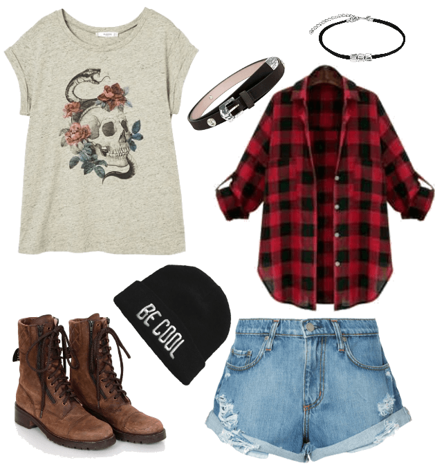 casual grunge outfits
