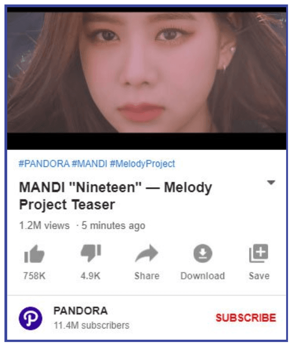 MANDI "Nineteen" Project Teaser