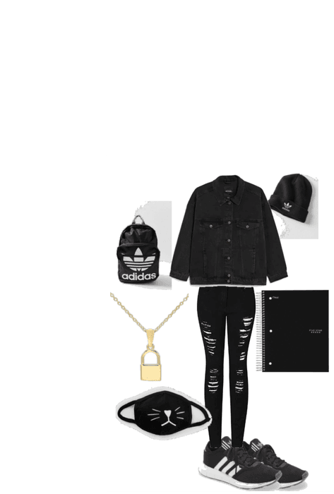 Black back to school out fit