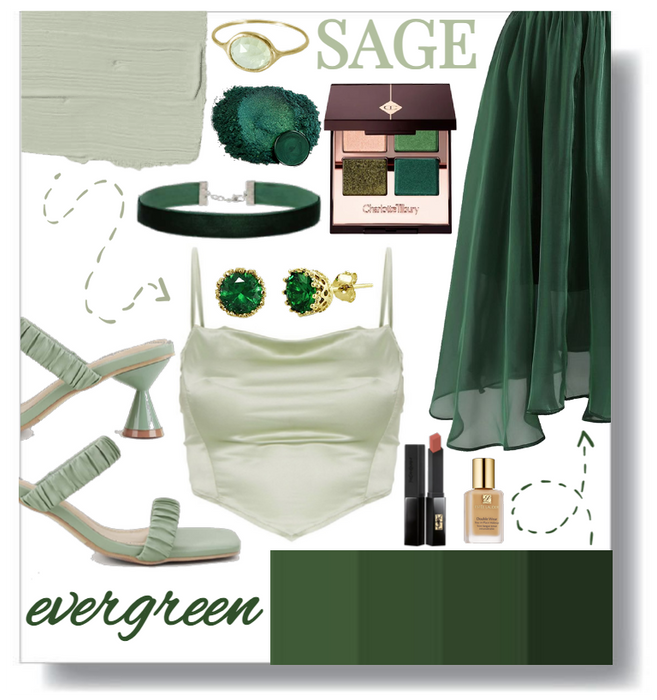 Evergreen and sage
