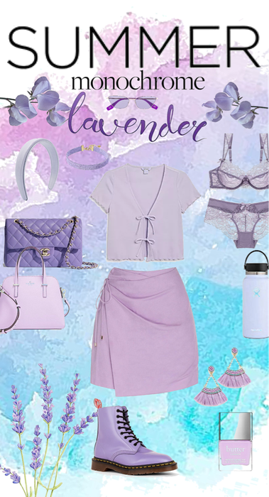 summer monochrome - lavender