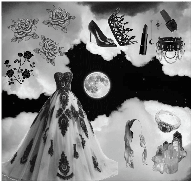 Dancing With The Clouds (black & white)