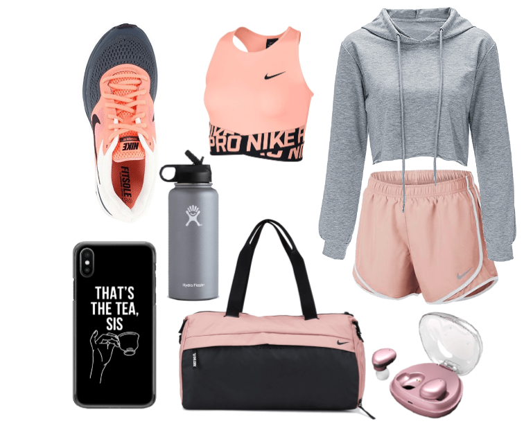 Pink and Grey Workout