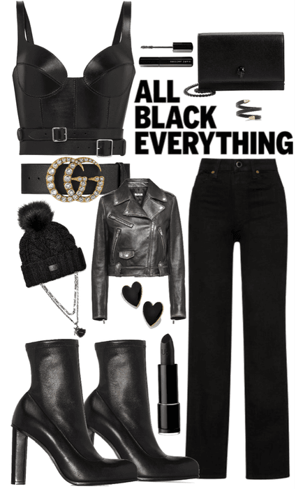 first date : all black everything