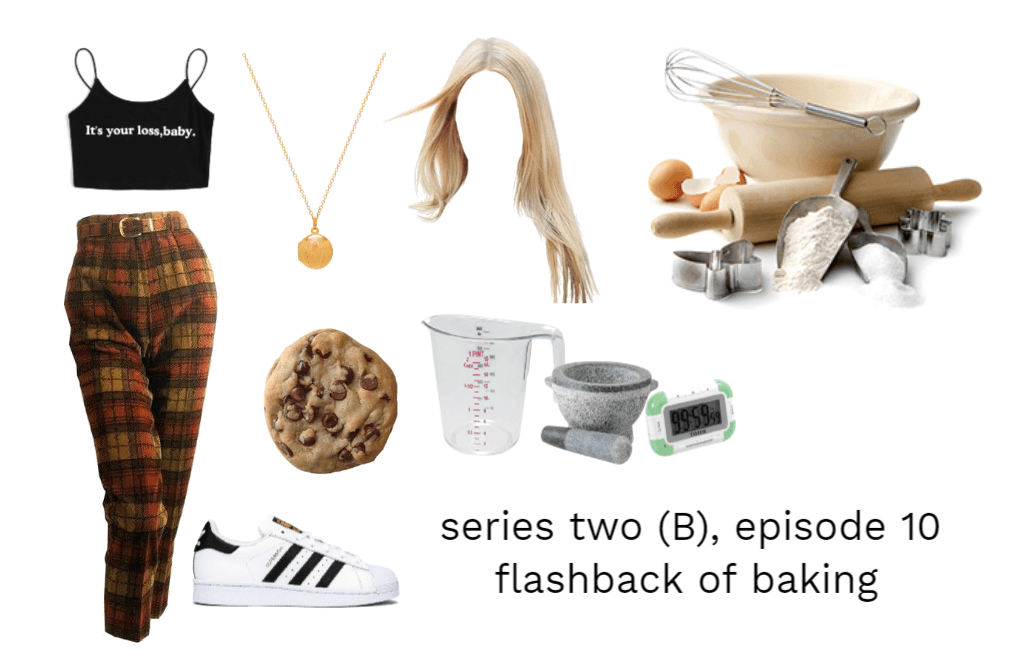 series two (B), episode 10 flashback of baking