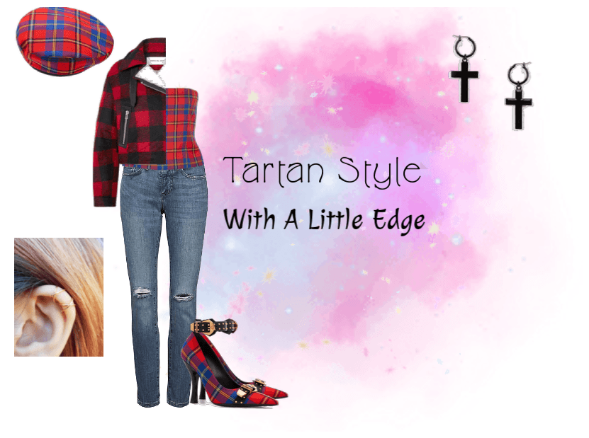 Soft Edgy Tartan Outfit