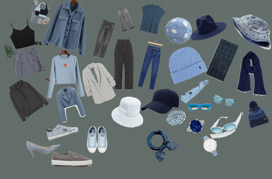 gray/blue outfit 💙🤍