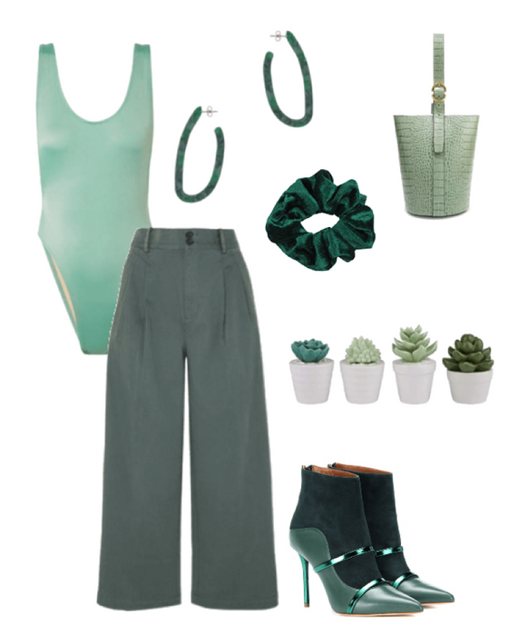 The green outfit