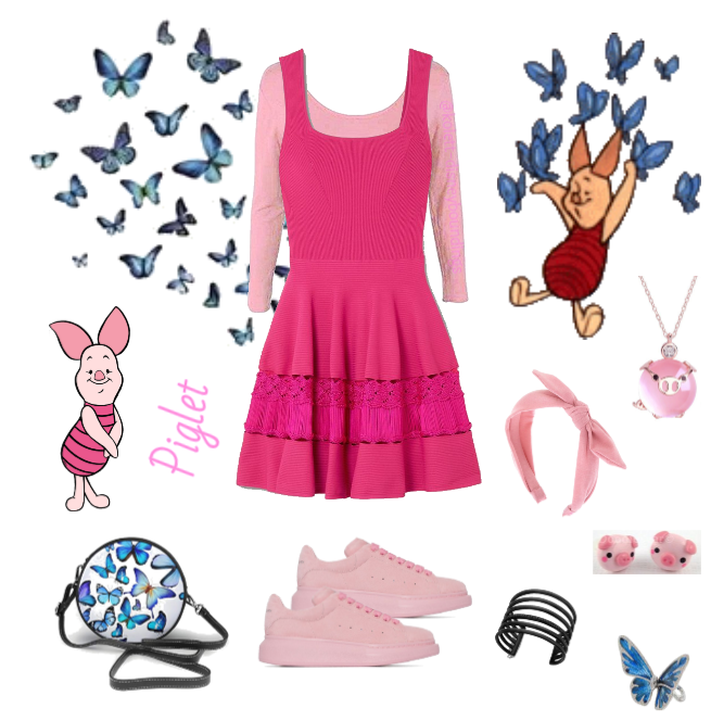 Piglet outfit - Disneybounding