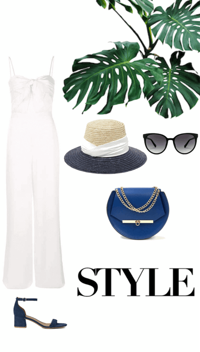 White and Blue Summer Style