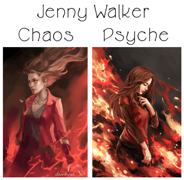 Jenny Walker as Chaos & Psyche
