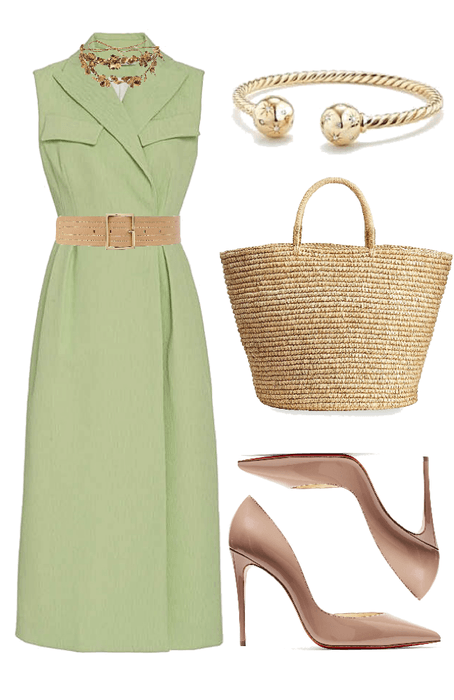 muted pastel green