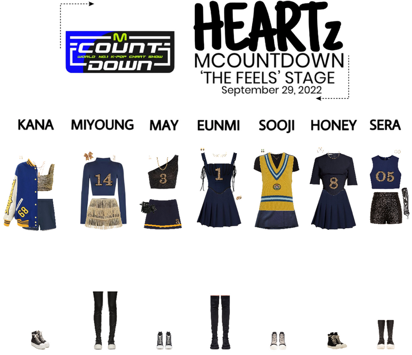 {HEARTz}‘THE FEELS’ MCOUNTDOWN Stage