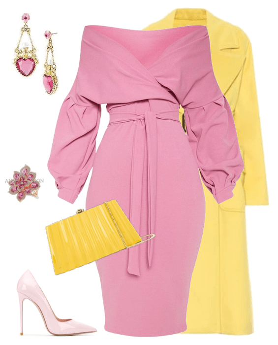 pink / yellow